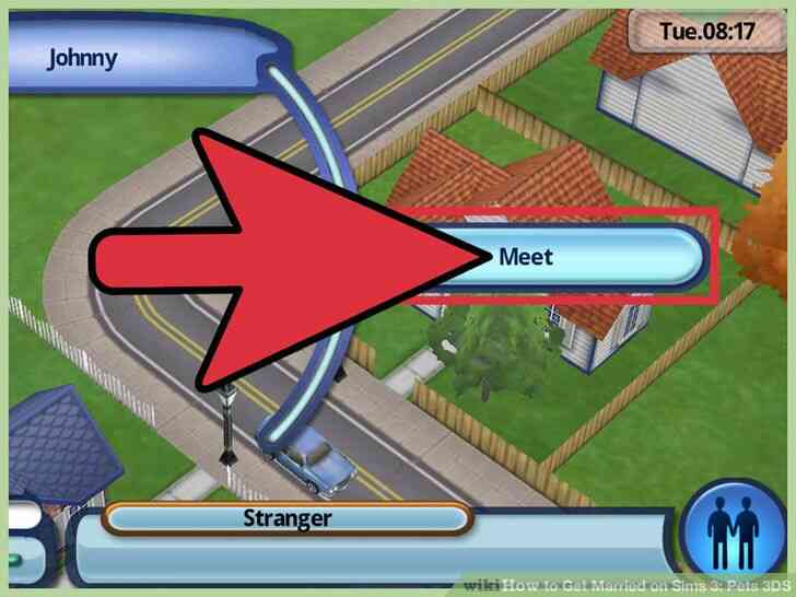 Image intitulée mariez-vous sur Sims 3_ Animaux de compagnie 3DS Étape 1